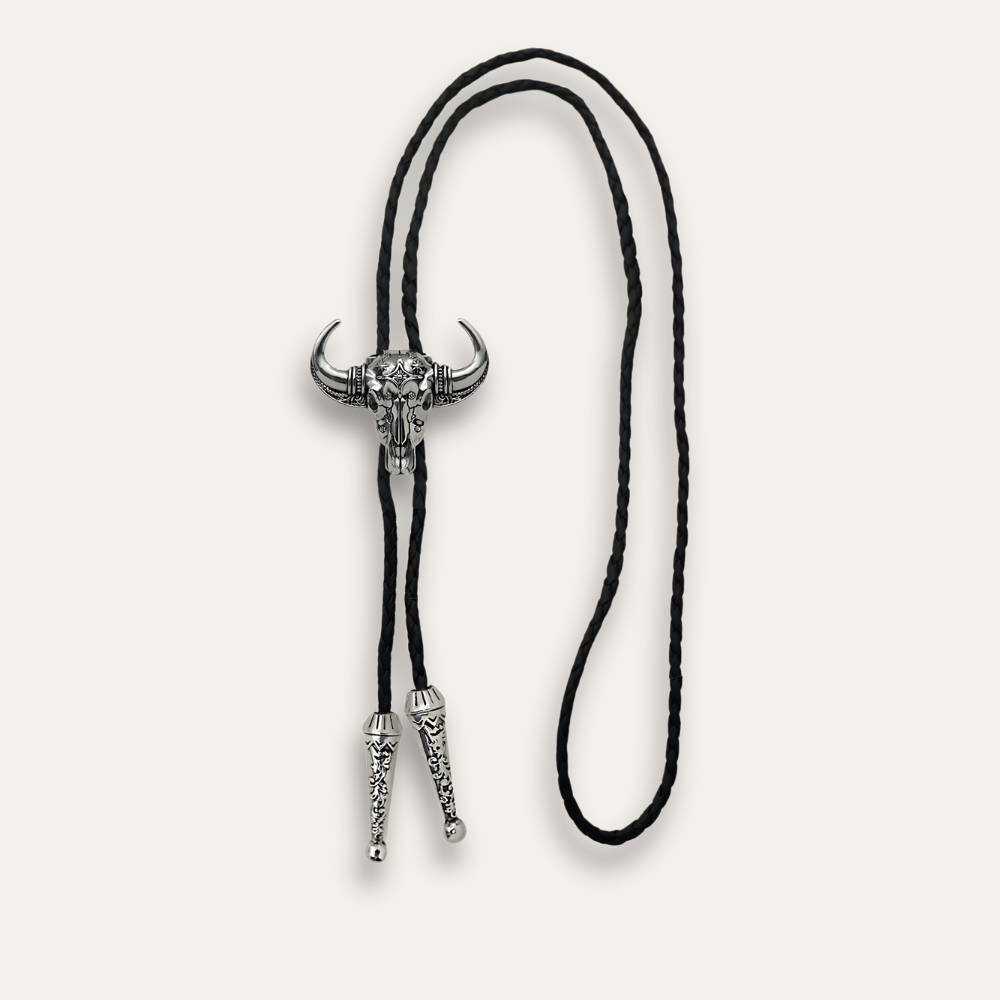 Bison bolo tie