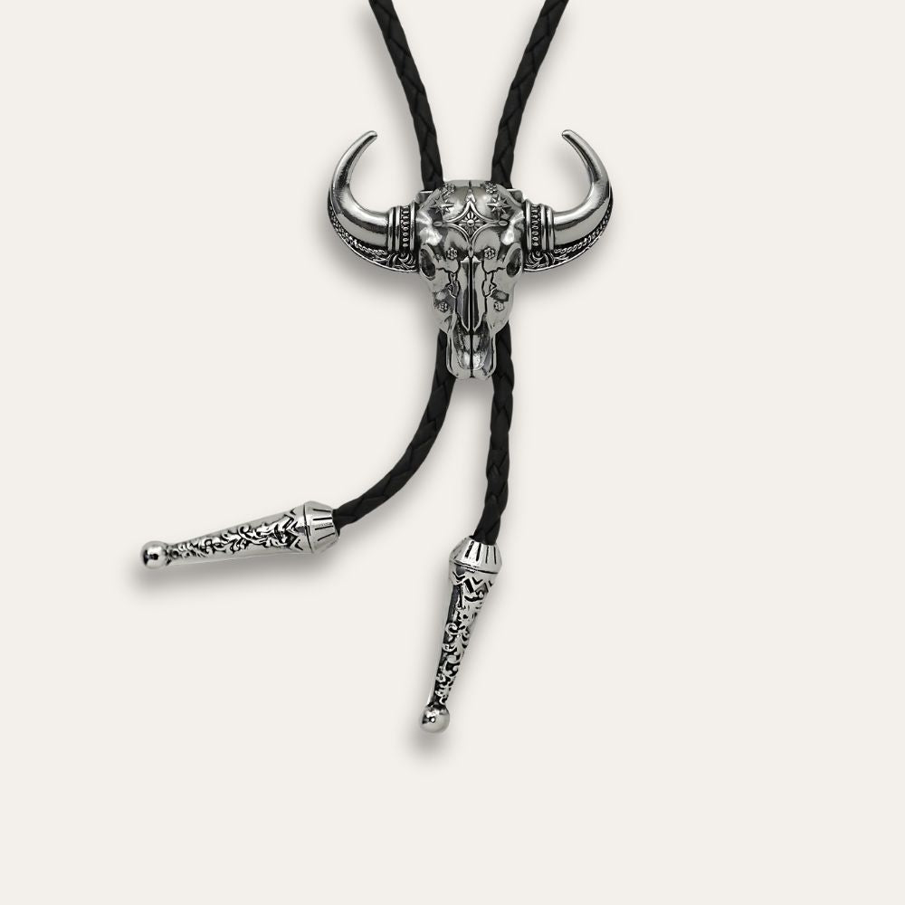Bison bolo tie