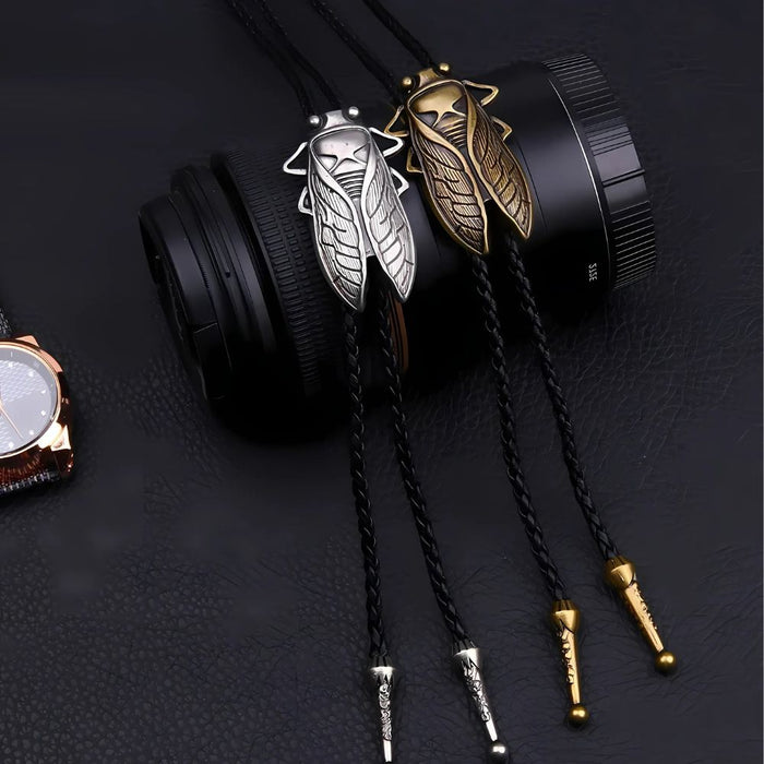 Cicada bolo tie, photo 3
