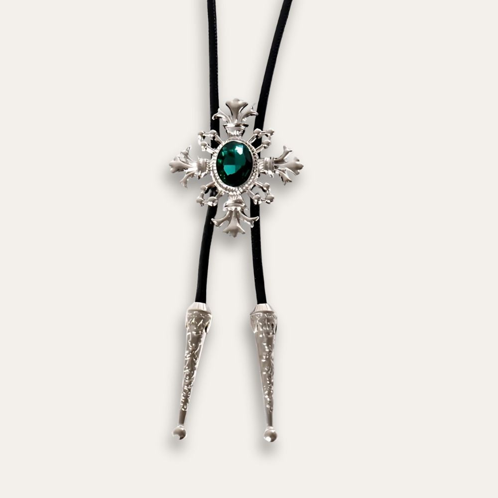 Emerald bolo tie