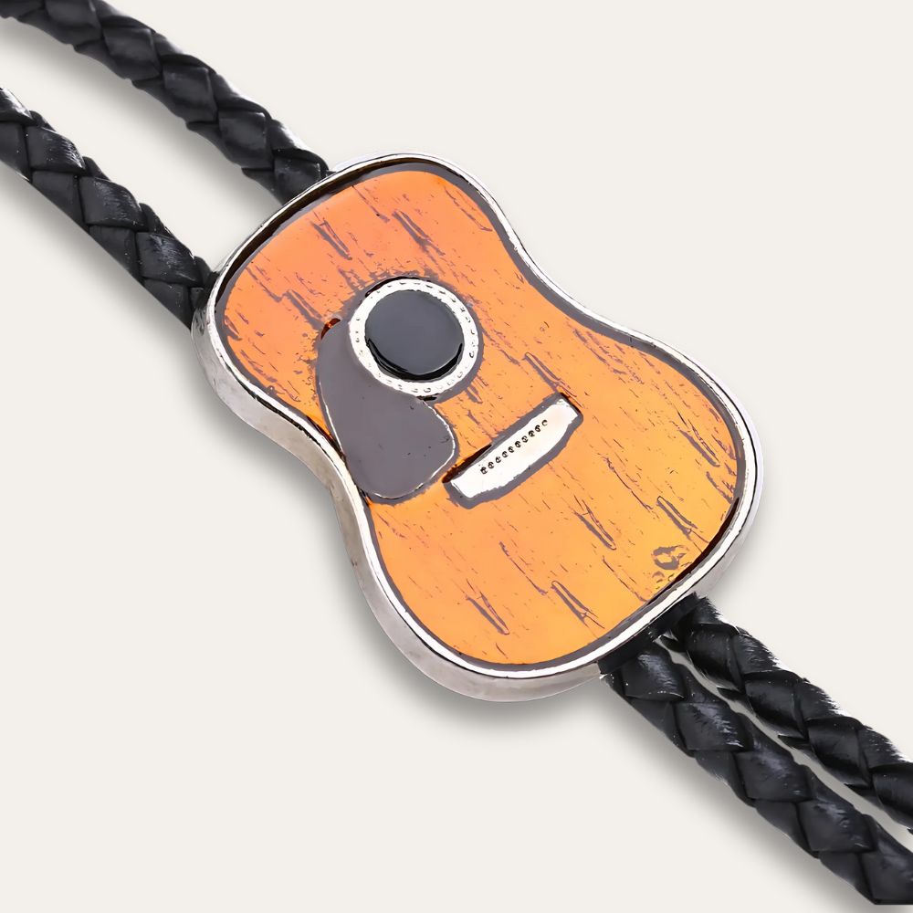 Guitar bolo tie