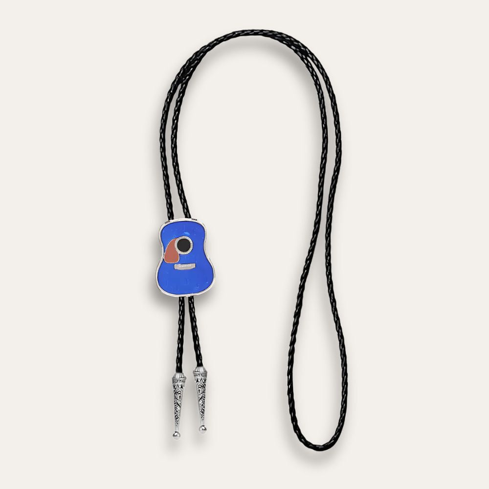 Guitar bolo tie