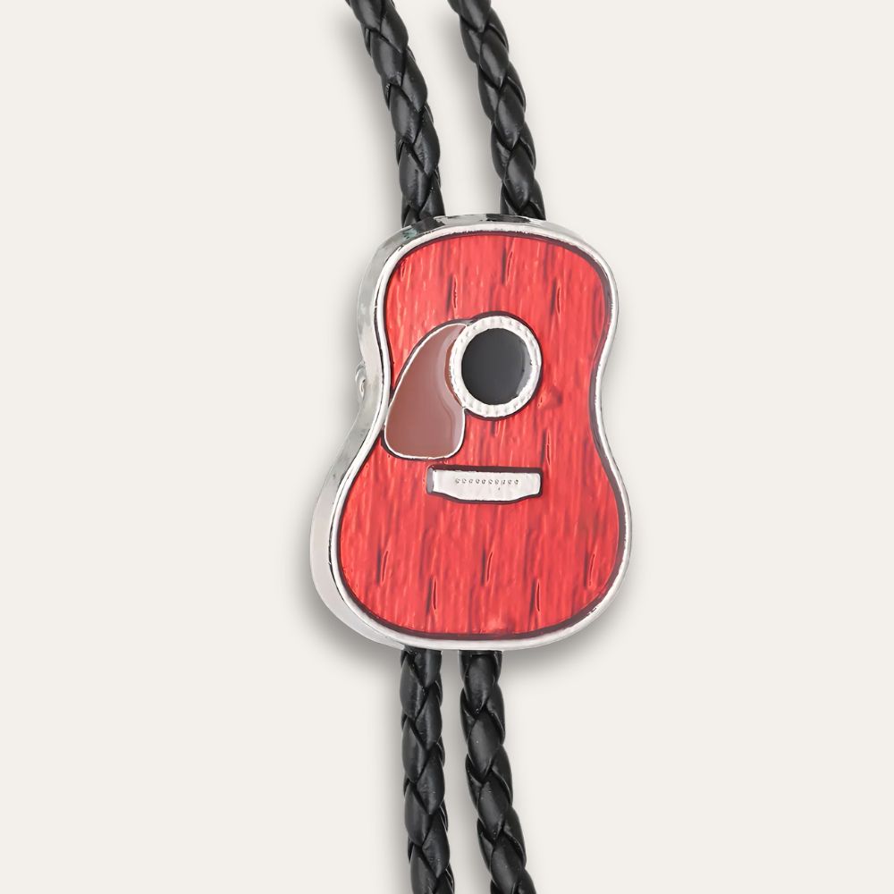 Guitar bolo tie