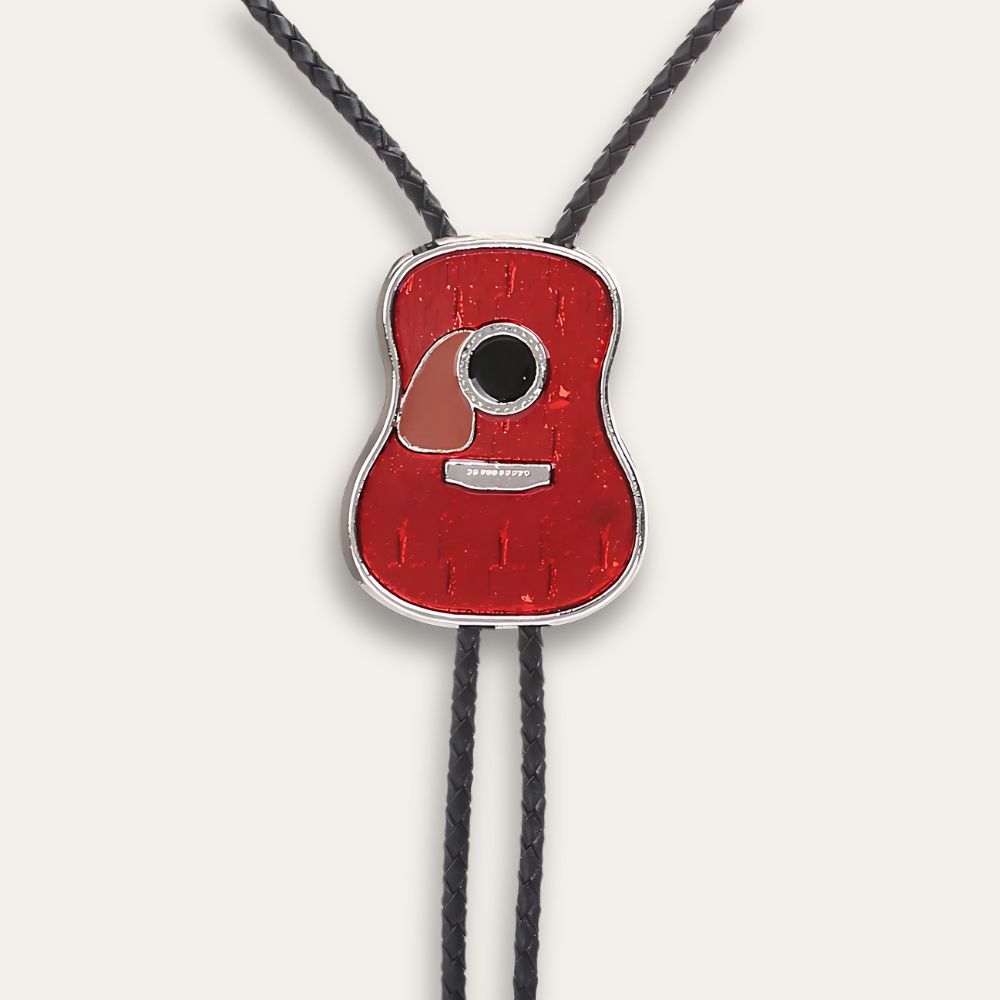 Guitar bolo tie