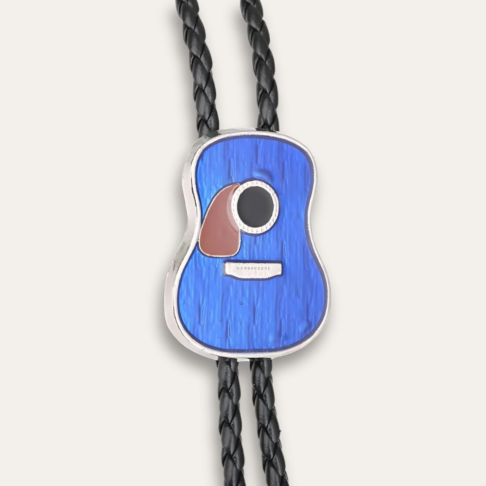 Guitar bolo tie