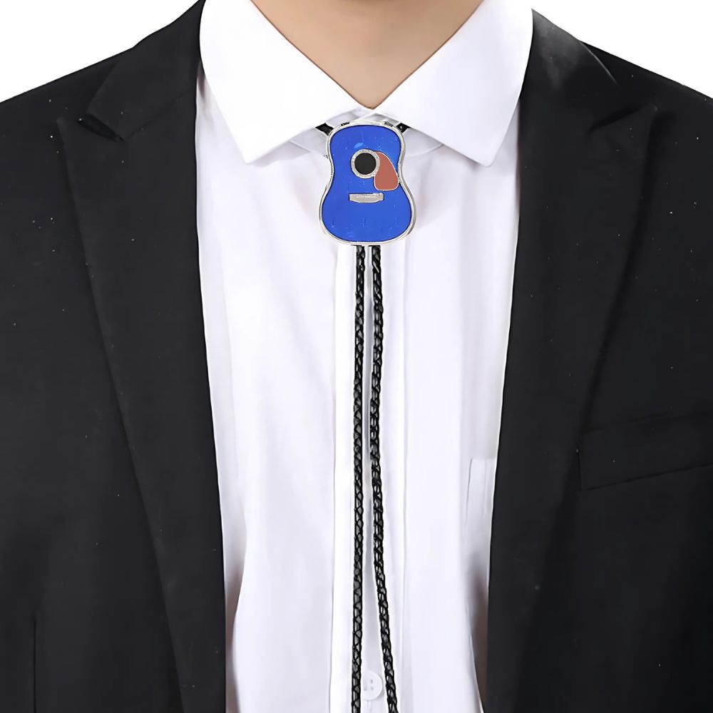 Guitar bolo tie