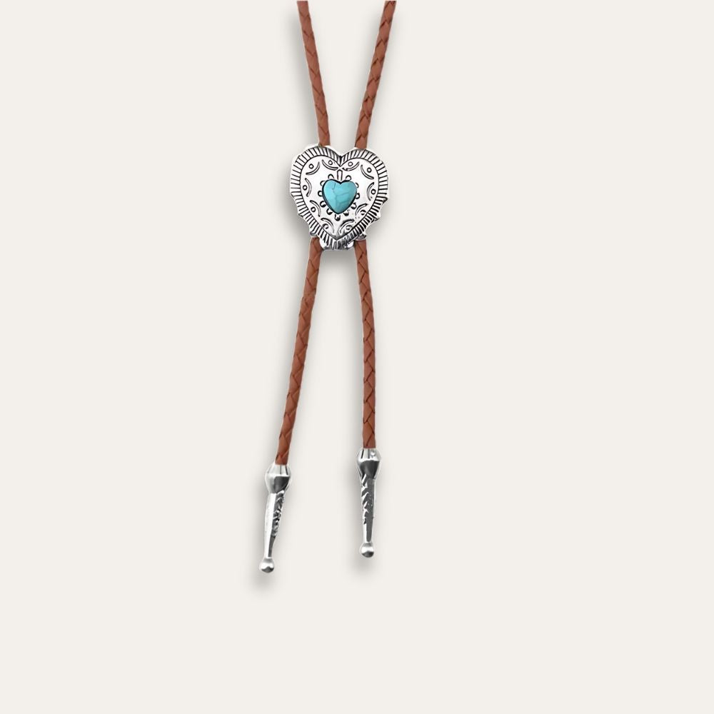 Heart bolo tie
