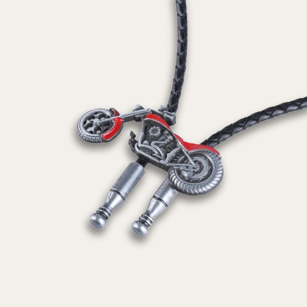Motorcycle bolo tie
