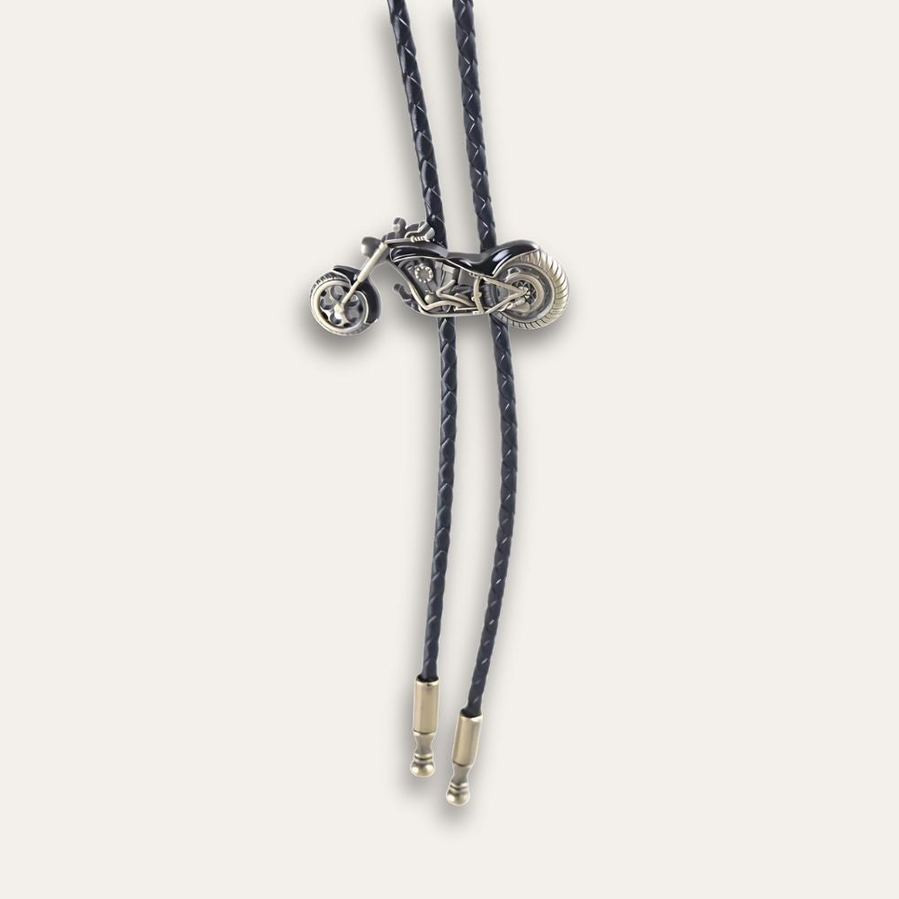 Motorcycle bolo tie