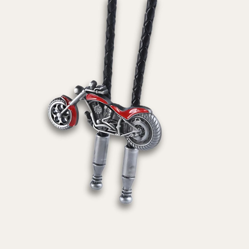 Motorcycle bolo tie