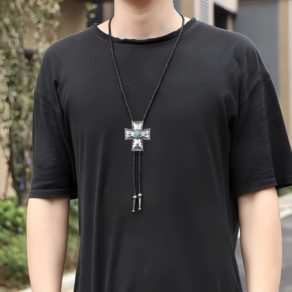 Religious bolo tie