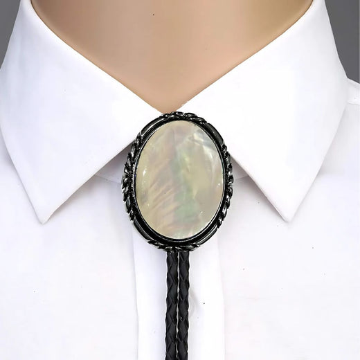 White bolo tie, photo 3