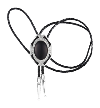 Agate-Tone bolo tie