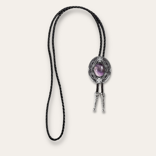 Amethyst-Tone Bolo Tie, default title colorway
