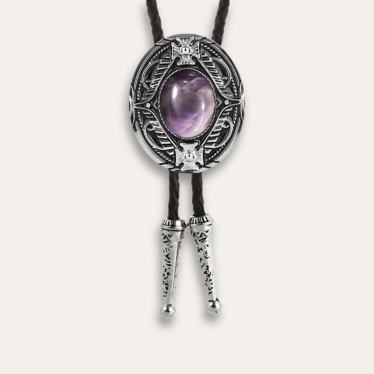 Amethyst bolo tie, photo 2