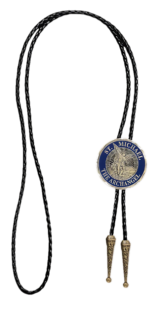 Archangel Michael bolo tie
