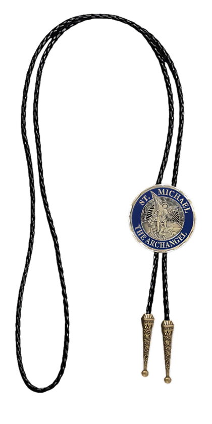 Archangel Michael bolo tie