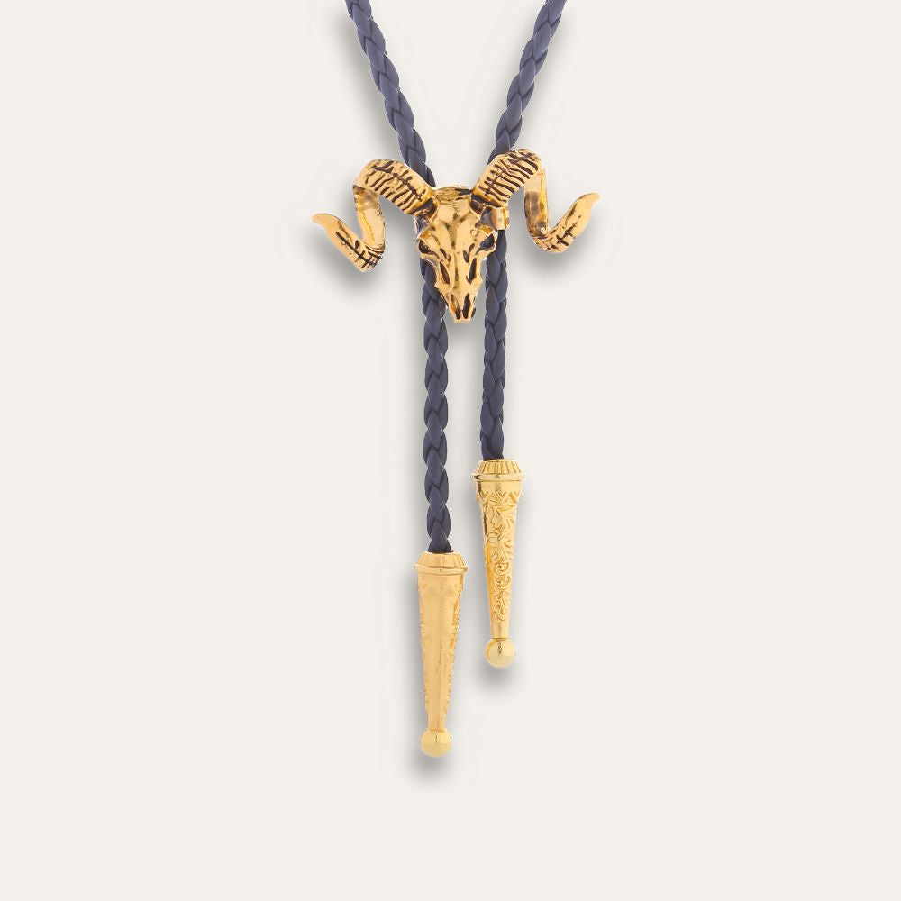 Baphomet bolo tie