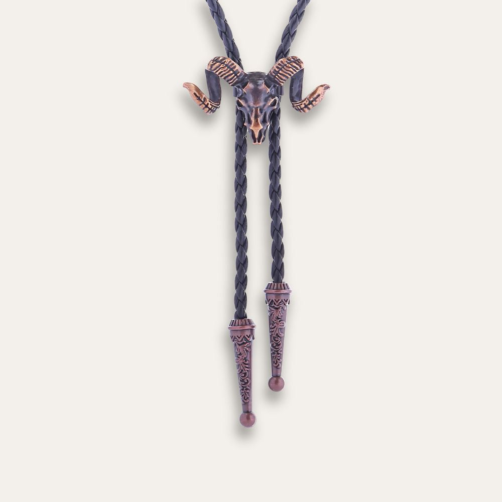 Baphomet bolo tie