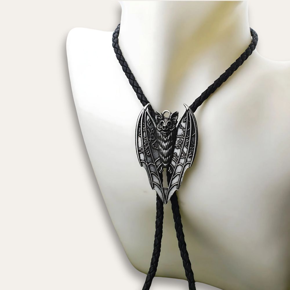 Bat bolo tie