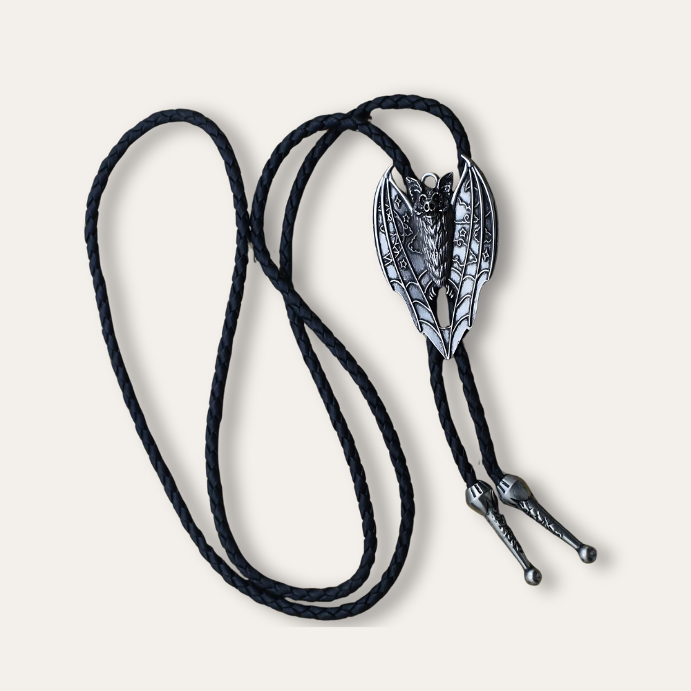 Bat bolo tie