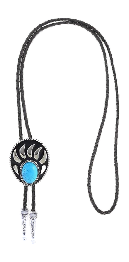 Bear Paw bolo tie