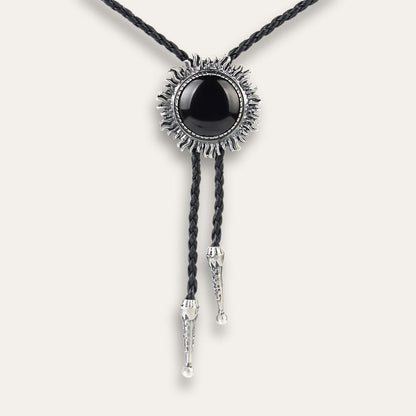 Black bolo tie