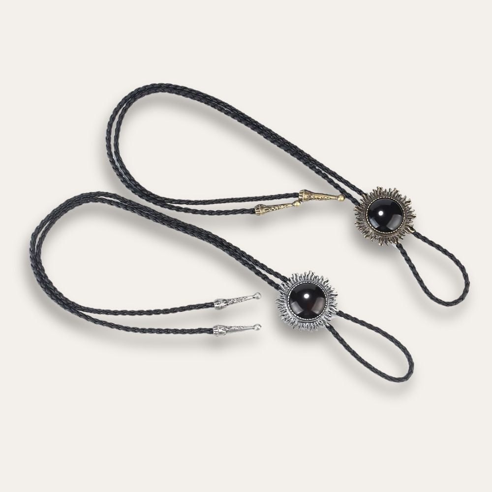 Black bolo tie, photo 2