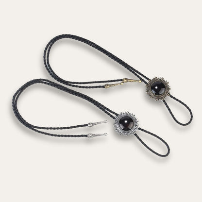 Black bolo tie