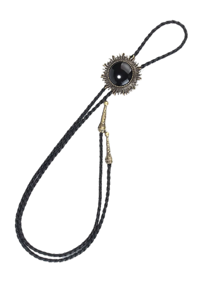 Black Bolo Tie