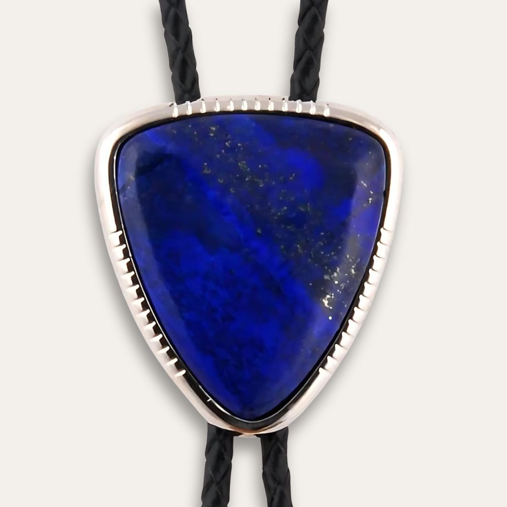 Blue bolo tie