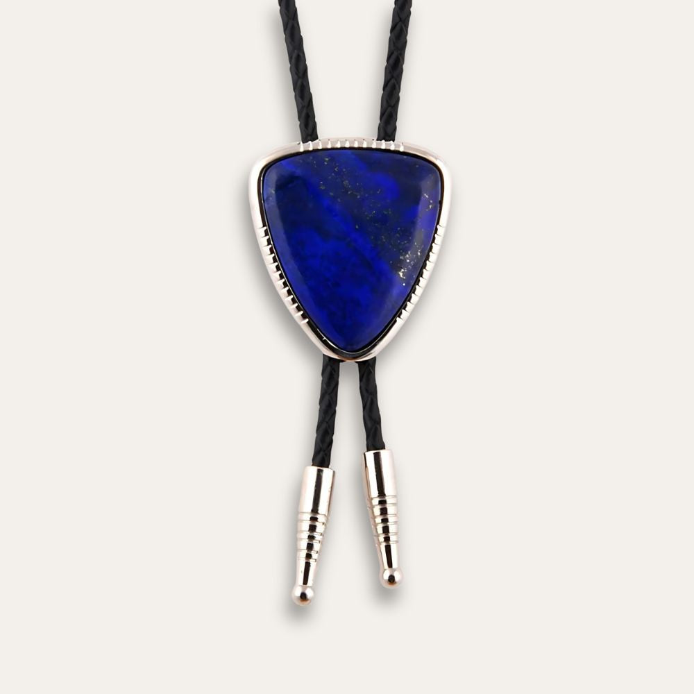 Blue bolo tie