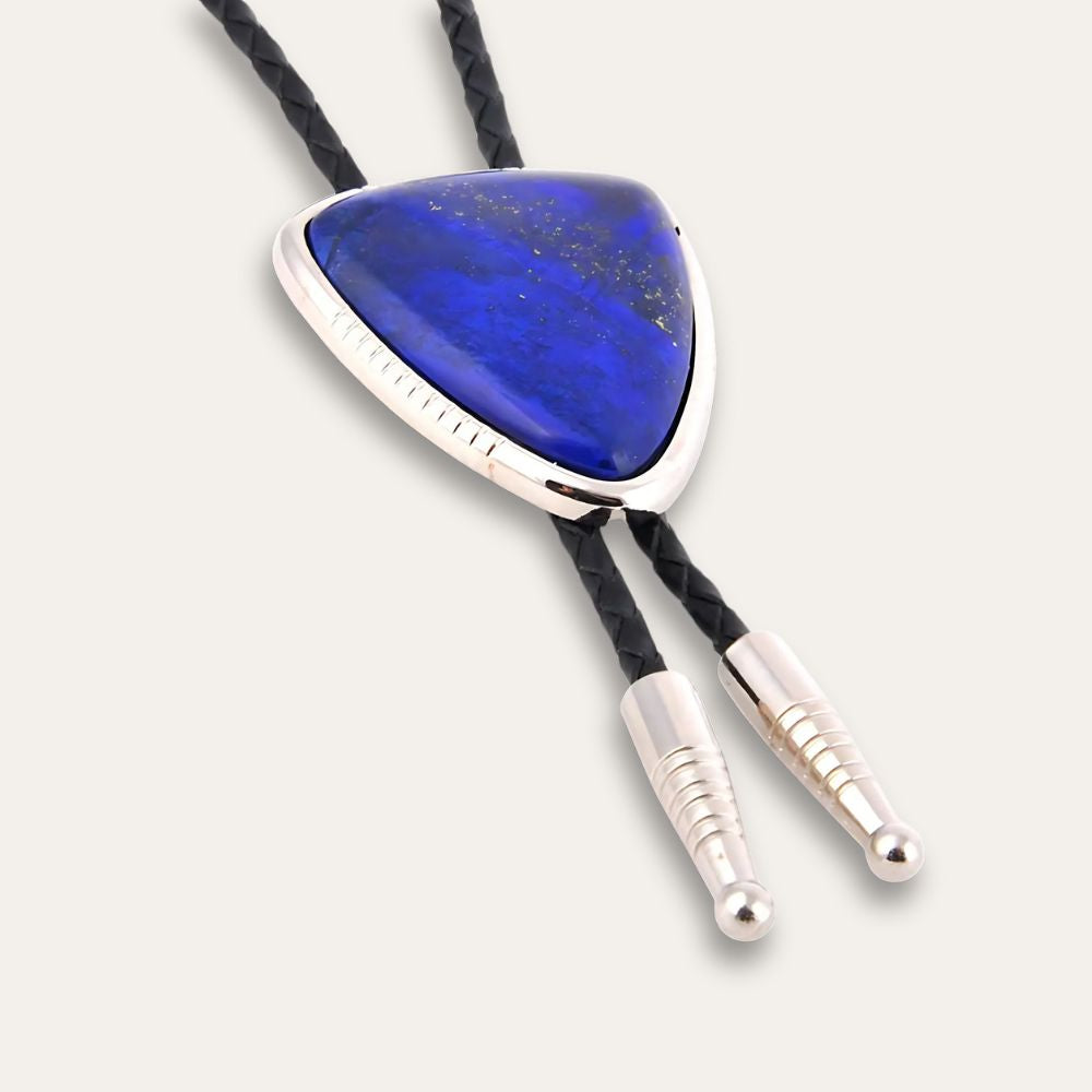 Blue bolo tie