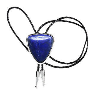 Blue bolo tie