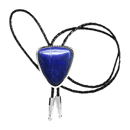 Blue bolo tie