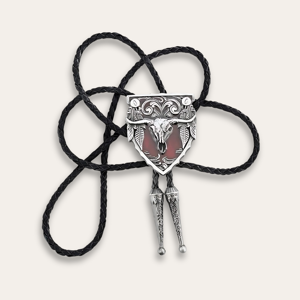 Buffalo bolo tie