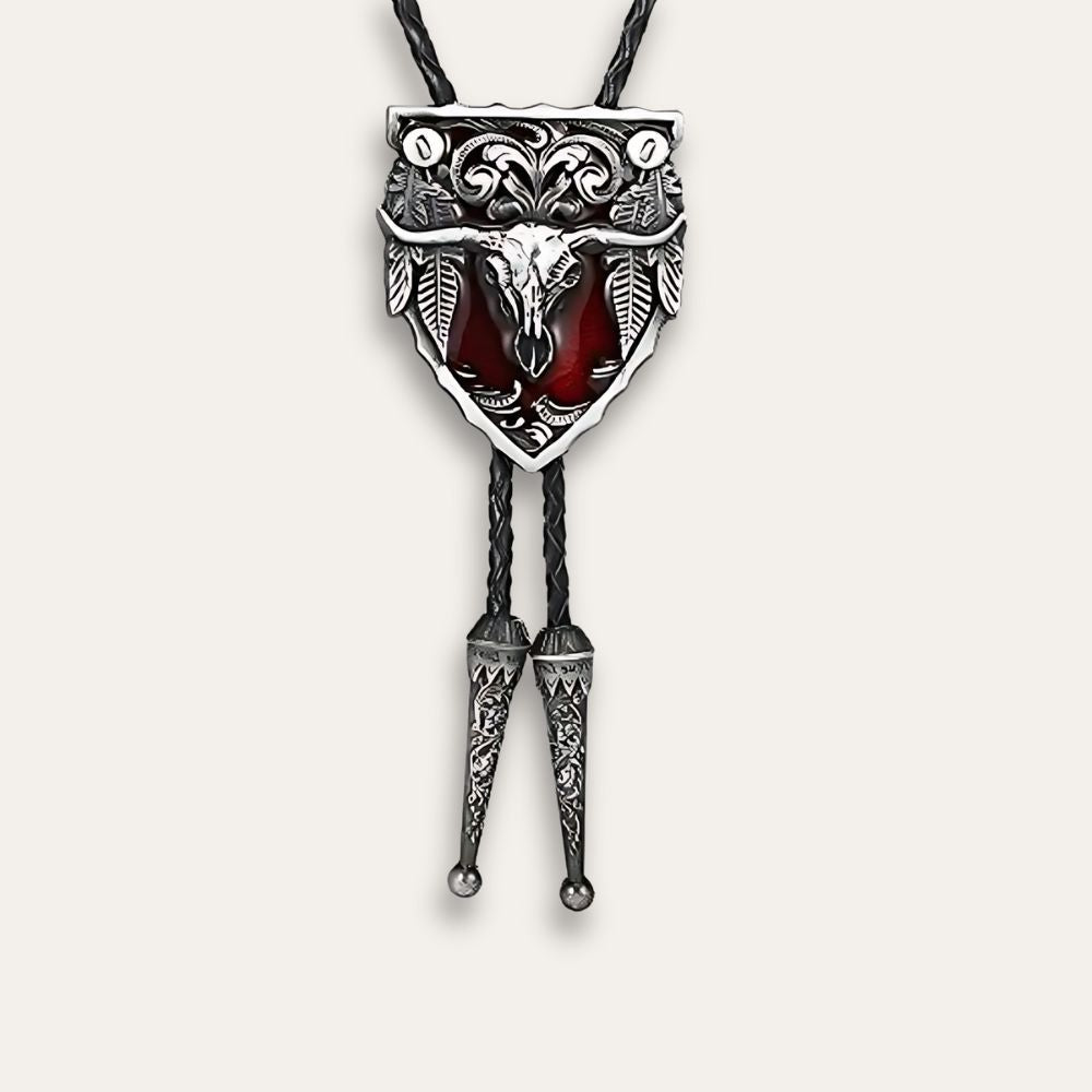 Buffalo bolo tie, photo 4