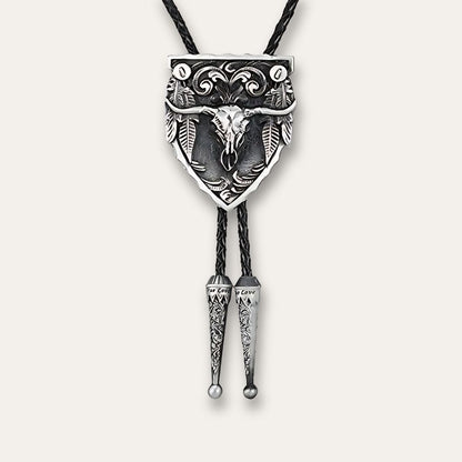 Buffalo bolo tie