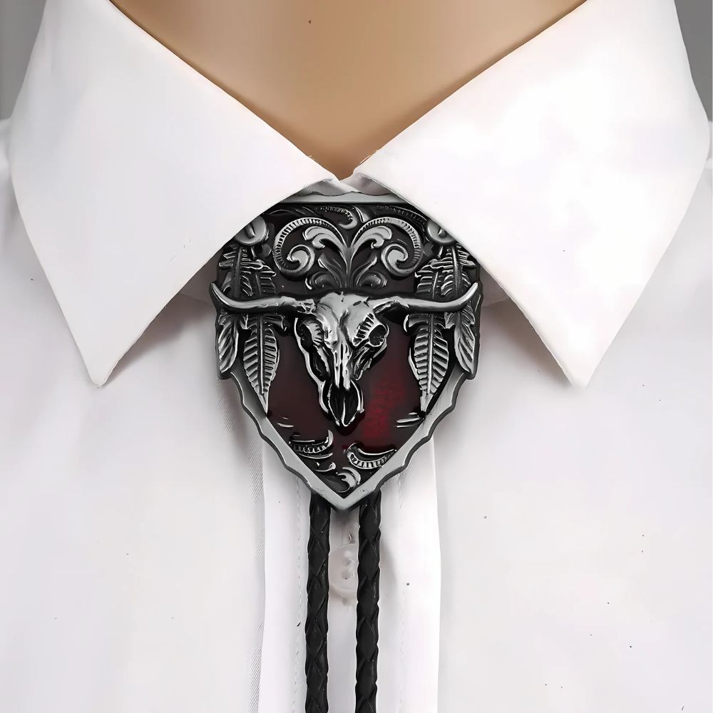 Buffalo bolo tie