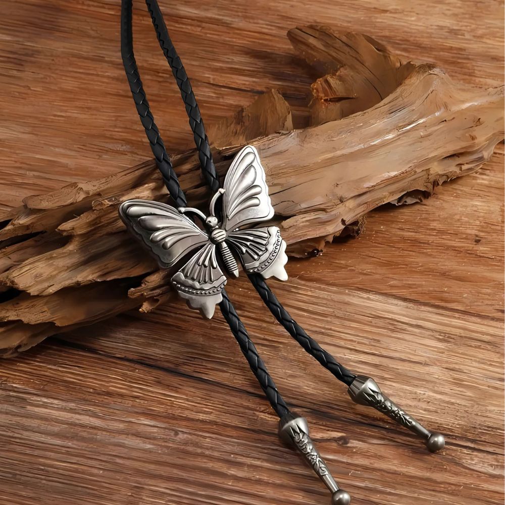 Butterfly bolo tie