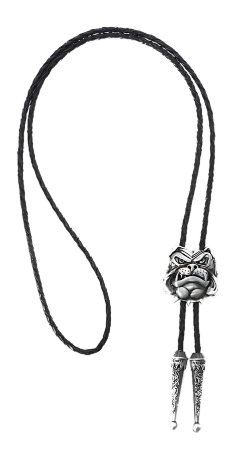 Bulldog Bolo Tie