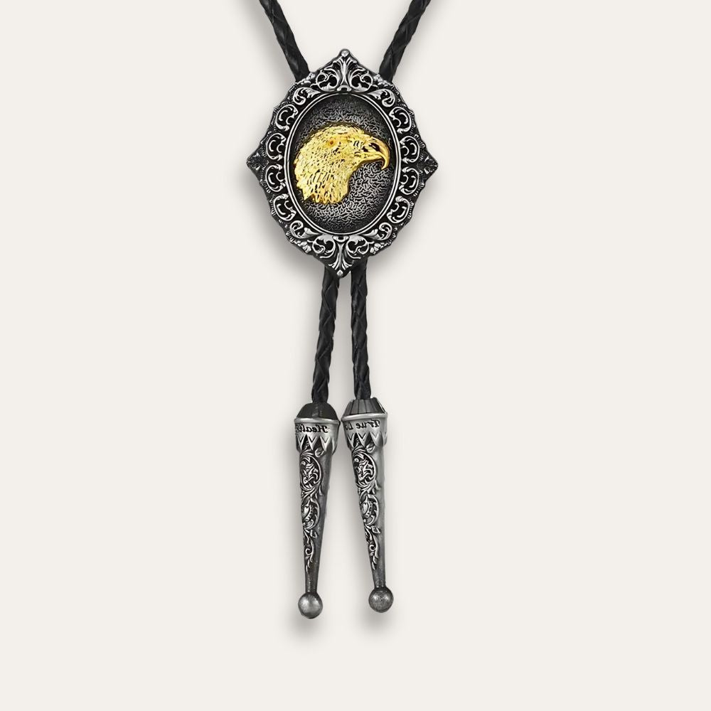 Eagle head bolo tie