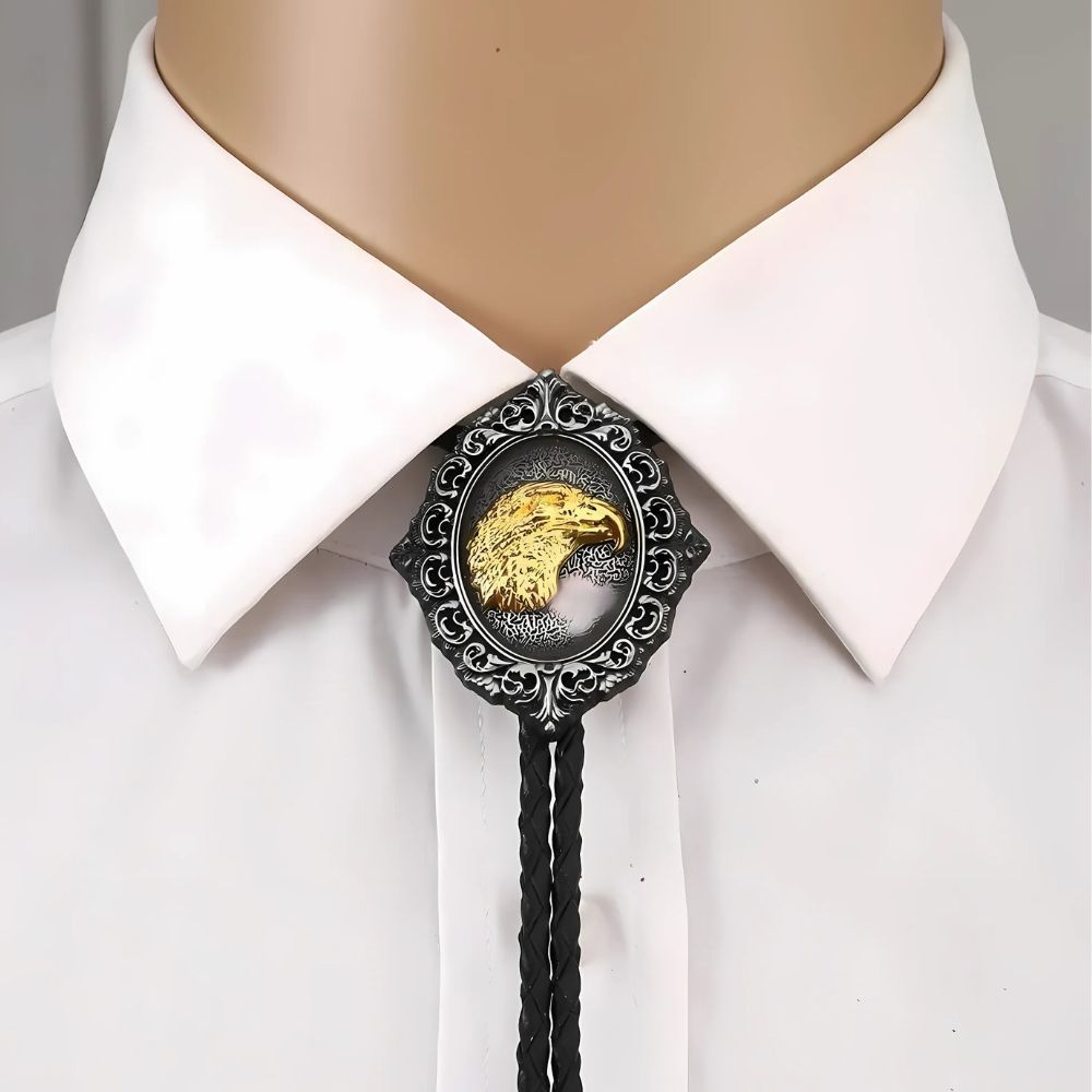 Eagle head bolo tie, photo 3
