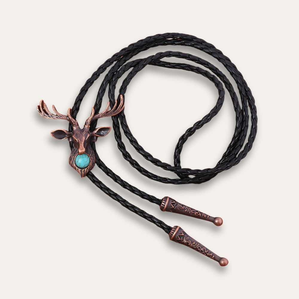 Elk bolo tie