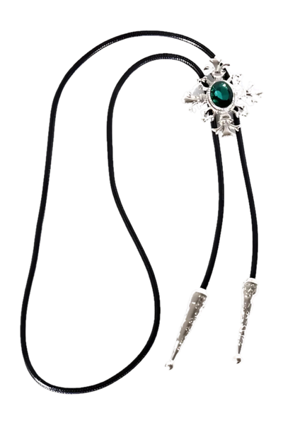 Emerald-Tone bolo tie