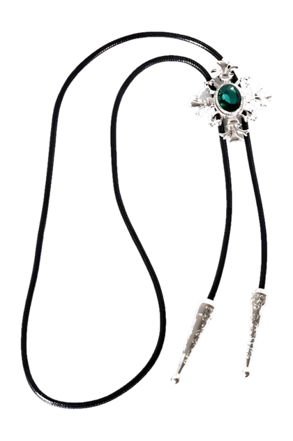 Emerald-Tone bolo tie