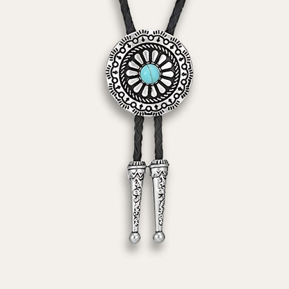 Flower bolo tie