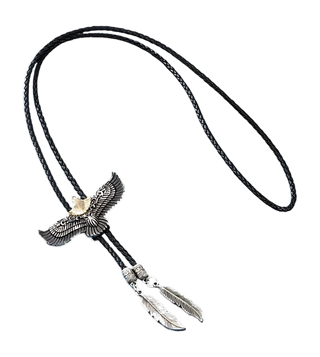 Flying Eagle bolo tie