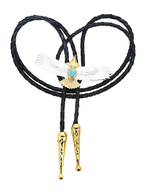 Gold-Tone Eagle Bolo Tie