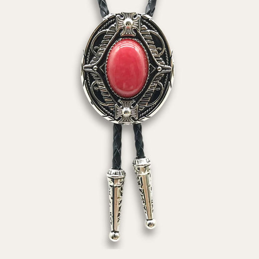 Goth Bolo Tie, red colorway